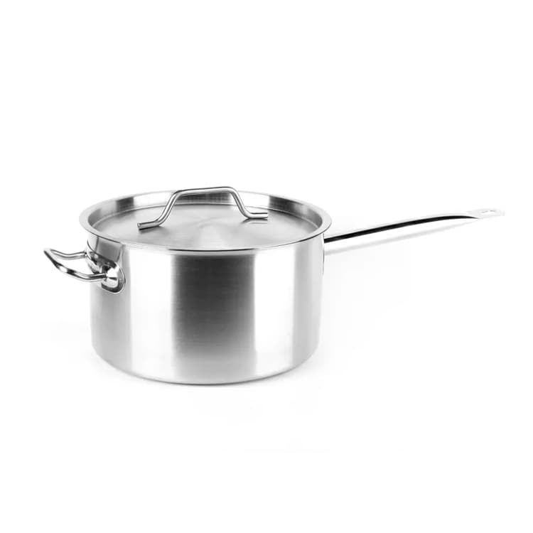 Сотейник нерж с тройным дном 180х110мм объем 2,8L с 1 ручкой, 101614 (Viatto)
