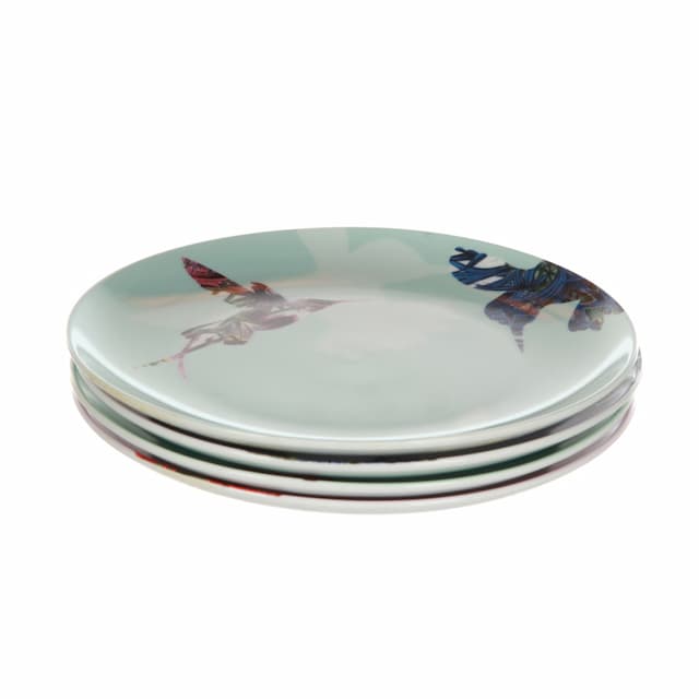 Набор: 4 Тарелки Loveramics Flutter 21 см Salad Plate (расцветка ассорти)