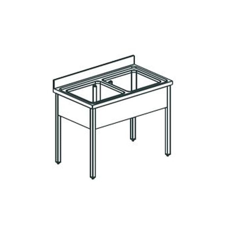 Ванна котломоечная APACH CHEF LINE L2P187-85