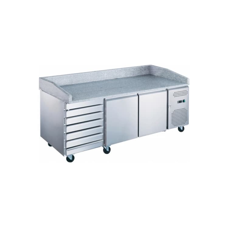Стол для пиццы HURAKAN HKN-PZG3-116-VRX2000/380 КАМЕНЬ