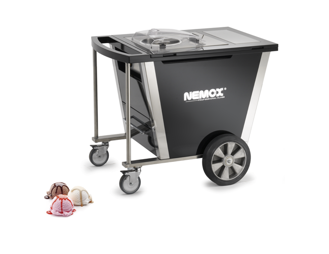 Тележка со встроенным фризером для мягкого мороженого NEMOX Gelato Mobile 5K CREA SC